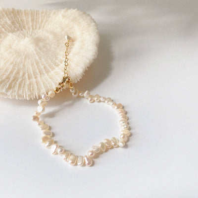 Vintage Necklace Temperament Wild Fresh Water String Of Pearls